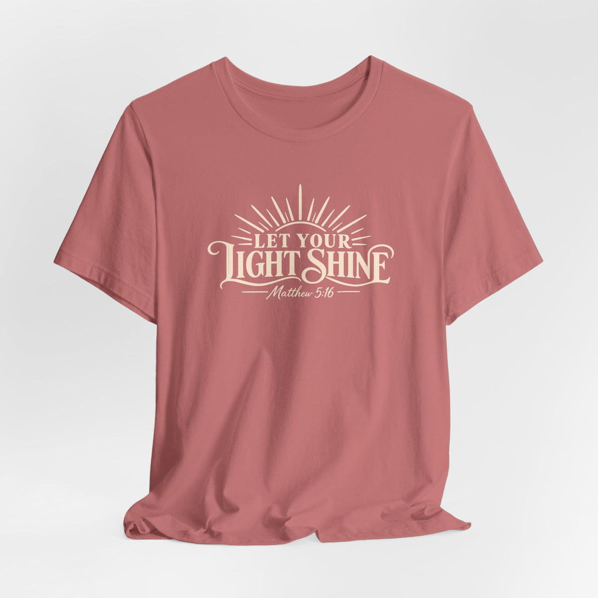 Let Your Light Shine Tee — Matthew 5:16
