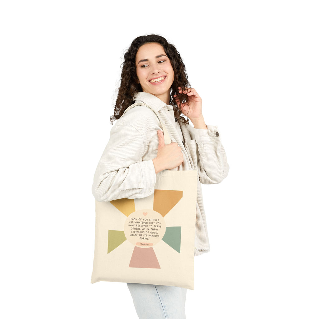 Sunburst Scripture Tote
